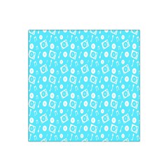 Record Blue Dj Music Note Club Satin Bandana Scarf by Mariart