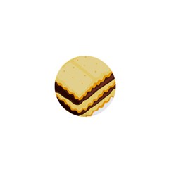 Sandwich Biscuit Chocolate Bread 1  Mini Buttons by Mariart