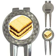 Sandwich Biscuit Chocolate Bread 3-in-1 Golf Divots