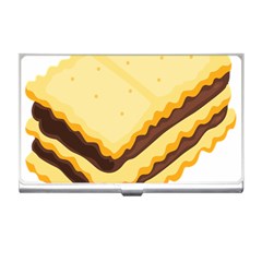 Sandwich Biscuit Chocolate Bread Business Card Holders by Mariart