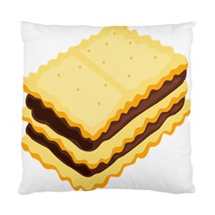 Sandwich Biscuit Chocolate Bread Standard Cushion Case (two Sides) by Mariart