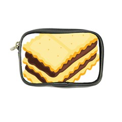 Sandwich Biscuit Chocolate Bread Coin Purse by Mariart