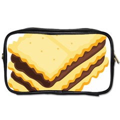 Sandwich Biscuit Chocolate Bread Toiletries Bags 2-side