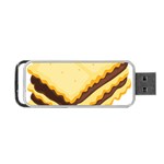 Sandwich Biscuit Chocolate Bread Portable USB Flash (One Side) Front