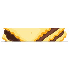 Sandwich Biscuit Chocolate Bread Flano Scarf (small) by Mariart