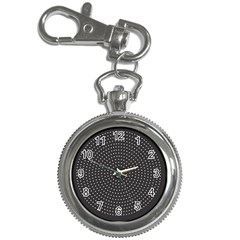 Round Stitch Scrapbook Circle Stitching Template Polka Dot Key Chain Watches by Mariart