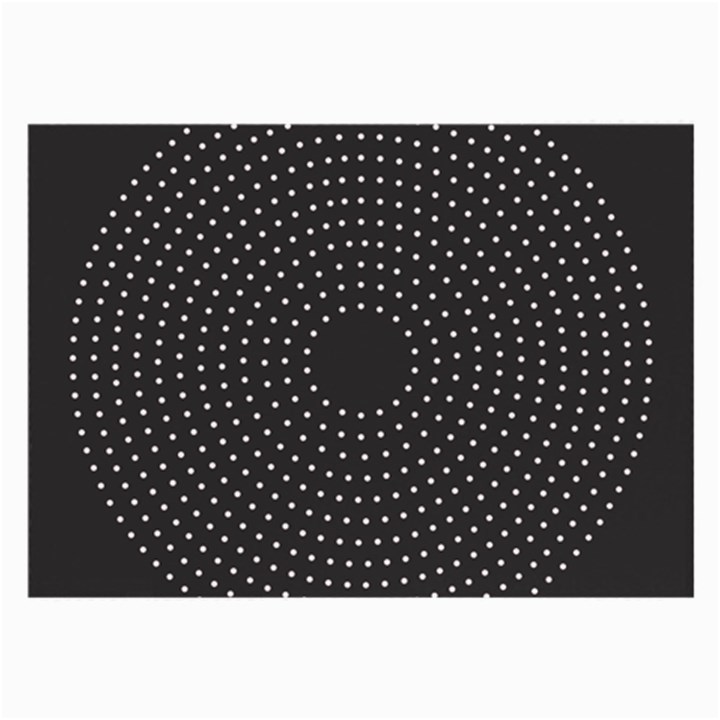 Round Stitch Scrapbook Circle Stitching Template Polka Dot Large Glasses Cloth