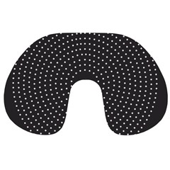 Round Stitch Scrapbook Circle Stitching Template Polka Dot Travel Neck Pillows by Mariart