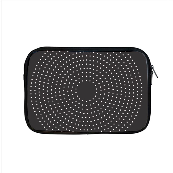 Round Stitch Scrapbook Circle Stitching Template Polka Dot Apple MacBook Pro 15  Zipper Case