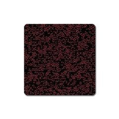 Random Red Black Square Magnet