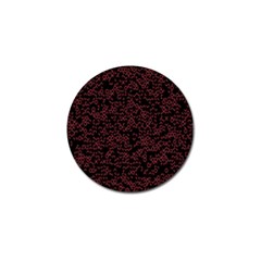 Random Red Black Golf Ball Marker by Mariart