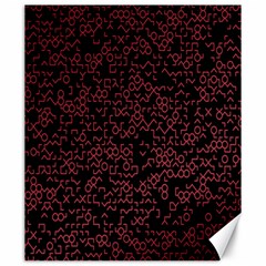 Random Red Black Canvas 20  X 24   by Mariart