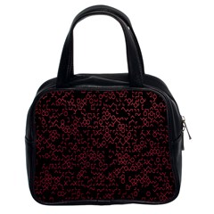 Random Red Black Classic Handbags (2 Sides) by Mariart