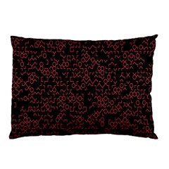 Random Red Black Pillow Case by Mariart