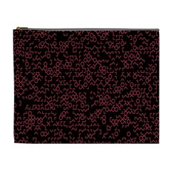 Random Red Black Cosmetic Bag (xl) by Mariart