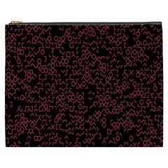 Random Red Black Cosmetic Bag (xxxl)  by Mariart