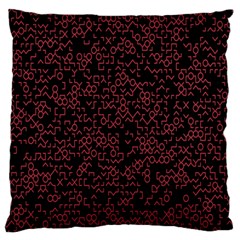 Random Red Black Standard Flano Cushion Case (one Side) by Mariart