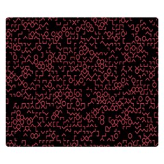 Random Red Black Double Sided Flano Blanket (small)  by Mariart