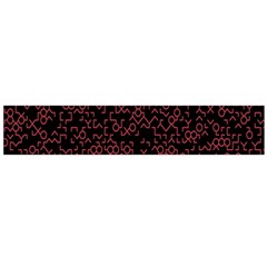 Random Red Black Flano Scarf (large)