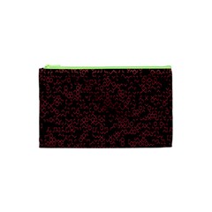 Random Red Black Cosmetic Bag (xs) by Mariart