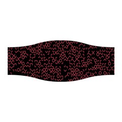 Random Red Black Stretchable Headband