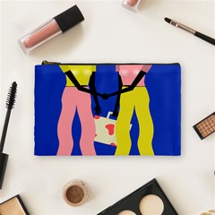 Shake Hands Cosmetic Bag (medium)  by Mariart