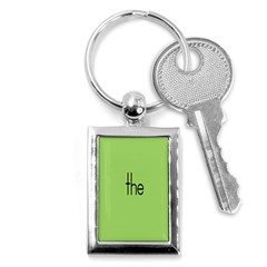 Sign Green The Key Chains (rectangle) 