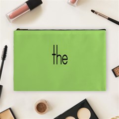 Sign Green The Cosmetic Bag (large)  by Mariart