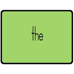 Sign Green The Fleece Blanket (large)  by Mariart