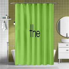 Sign Green The Shower Curtain 48  X 72  (small)  by Mariart