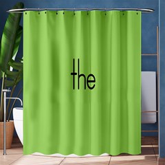 Sign Green The Shower Curtain 60  X 72  (medium)  by Mariart