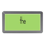 Sign Green The Memory Card Reader (Mini) Front