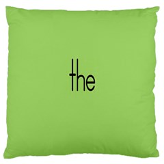 Sign Green The Standard Flano Cushion Case (one Side) by Mariart