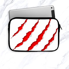 Scratches Claw Red White Apple Ipad Mini Zipper Cases by Mariart