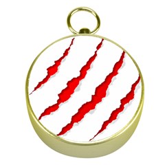 Scratches Claw Red White Gold Compasses by Mariart