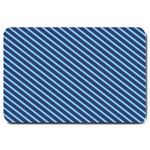 Striped  Line Blue Large Doormat  30 x20  Door Mat