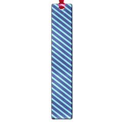 Striped  Line Blue Large Book Marks by Mariart