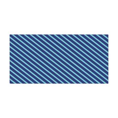 Striped  Line Blue Yoga Headband