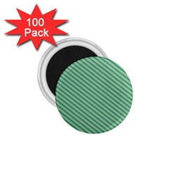 Striped Green 1 75  Magnets (100 Pack)  by Mariart