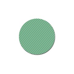 Striped Green Golf Ball Marker by Mariart