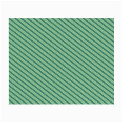 Striped Green Small Glasses Cloth by Mariart