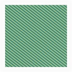 Striped Green Medium Glasses Cloth (2-side) by Mariart