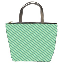 Striped Green Bucket Bags by Mariart