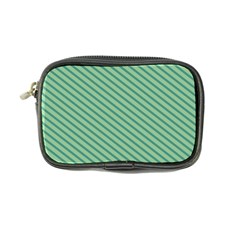 Striped Green Coin Purse by Mariart