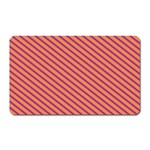 Striped Purple Orange Magnet (Rectangular) Front