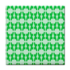 Sign Green A Tile Coasters