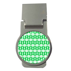 Sign Green A Money Clips (round)  by Mariart