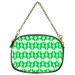 Sign Green A Chain Purses (one Side)  by Mariart