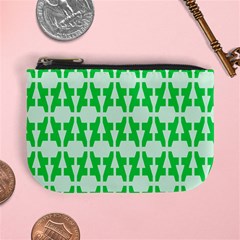 Sign Green A Mini Coin Purses by Mariart