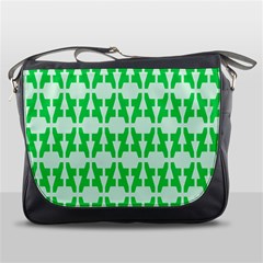 Sign Green A Messenger Bags by Mariart